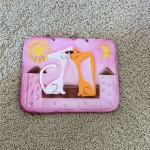 Small decorative plaque, ceramic